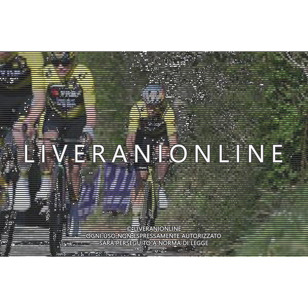 04-04-2025 Allenamento 2 Tour Des Flandres 2025; 2025, Visma - Lease A Bike; Van Aert, Wout; Koppenberg;