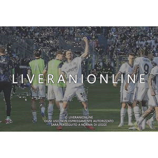 Matteo Darmian of Inter FC celebrates after scoring during Parma Calcio vs Internazionale FC, 31° Serie A Enilive 2024-25 game at Ennio Tardini stadium in Parma (PR), Italy, on April 05, 2025. (Photo by Davide Casentini)- AGENZIA ALDO LIVERANI SAS
