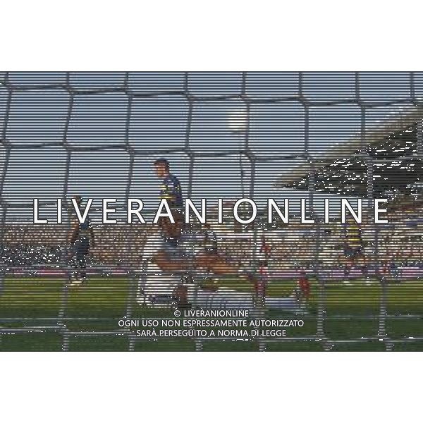 Yann Aurel Bisseck of Inter FC expresses disappointment during Parma Calcio vs Internazionale FC, 31° Serie A Enilive 2024-25 game at Ennio Tardini stadium in Parma (PR), Italy, on April 05, 2025. (Photo by Davide Casentini)- AGENZIA ALDO LIVERANI SAS
