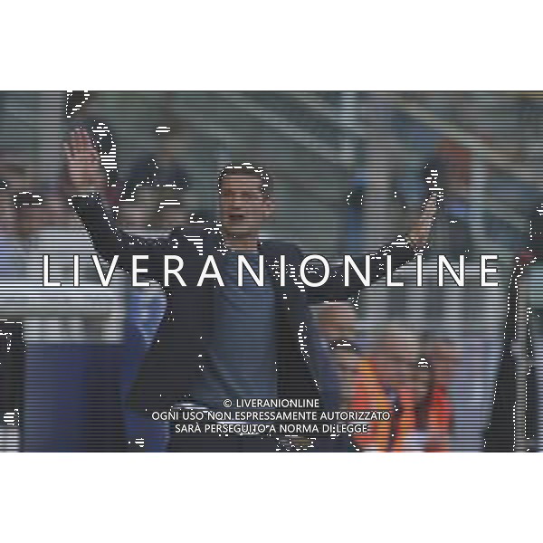 Cristian Chivu Head Coach of Parma AC gestures during Parma Calcio vs Internazionale FC, 31° Serie A Enilive 2024-25 game at Ennio Tardini stadium in Parma (PR), Italy, on April 05, 2025. (Photo by Davide Casentini)- AGENZIA ALDO LIVERANI SAS