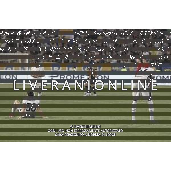 inter players expresses disappointment at the end ofParma Calcio vs Internazionale FC, 31° Serie A Enilive 2024-25 game at Ennio Tardini stadium in Parma (PR), Italy, on April 05, 2025. (Photo by Davide Casentini)- AGENZIA ALDO LIVERANI SAS