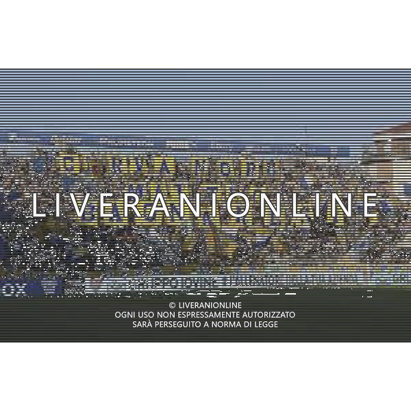 Striscione tifosi - Parma fans fans show their support during Parma Calcio vs Internazionale FC, 31° Serie A Enilive 2024-25 game at Ennio Tardini stadium in Parma (PR), Italy, on April 05, 2025. (Photo by Davide Casentini)- AGENZIA ALDO LIVERANI SAS