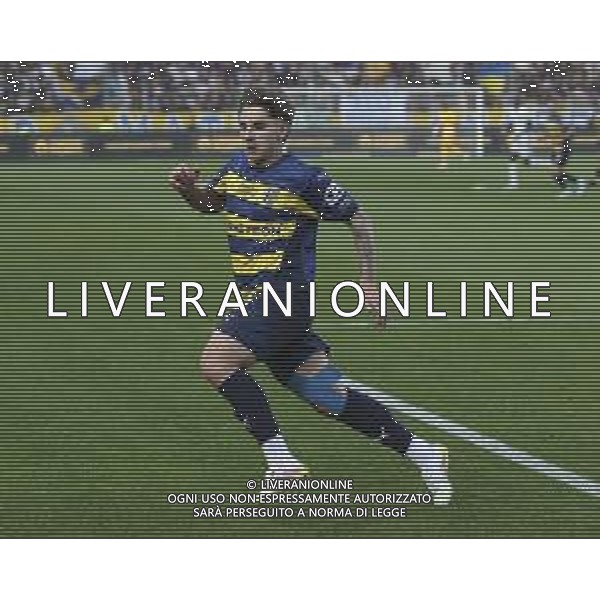 Adrian Bernabe’ of Parma AC during Parma Calcio vs Internazionale FC, 31° Serie A Enilive 2024-25 game at Ennio Tardini stadium in Parma (PR), Italy, on April 05, 2025. (Photo by Davide Casentini)- AGENZIA ALDO LIVERANI SAS