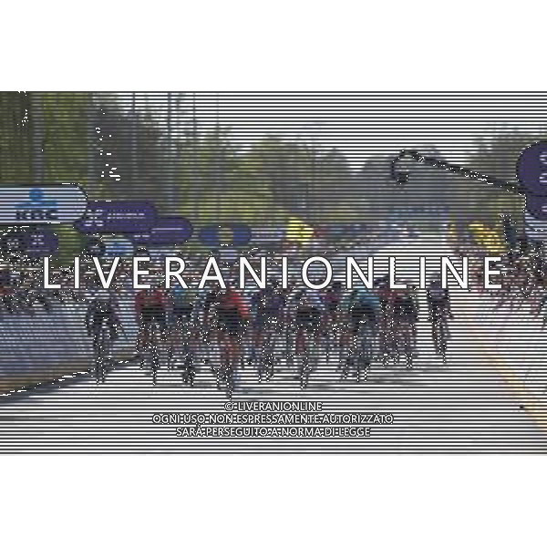 06-04-2025 Tour Des Flandres; 2025, Ineos Grenadiers; Ganna, Filippo; Oudenaarde; ©SIROTTI - AGENZIA ALDO LIVERANI SAS