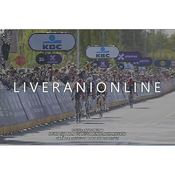 06-04-2025 Tour Des Flandres; 2025, Uae Team Emirates - Xrg; 2025, Lidl - Trek; 2025, Alpecin - Deceuninck; Pogacar, Tadej; Pedersen, Mads; Van Der Poel, Mathieu; Oudenaarde; ©SIROTTI - AGENZIA ALDO LIVERANI SAS