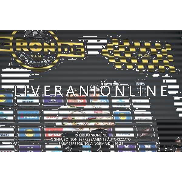 06-04-2025 Tour Des Flandres; 2025, Uae Team Emirates - Xrg; 2025, Sd Worx - Protime; Pogacar, Tadej; Kopecky, Lotte; Oudenaarde; ©SIROTTI - AGENZIA ALDO LIVERANI SAS