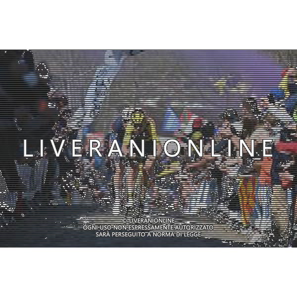 06-04-2025 Tour Des Flandres; 2025, Visma - Lease A Bike; 2025, Groupama - Fdj; Benoot, Tiesj; Kung, Stefan; Old Kwaremont; ©SIROTTI - AGENZIA ALDO LIVERANI SAS