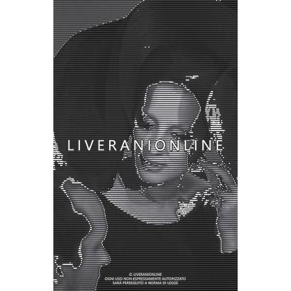 NEG-RETROSPETTIVA MINA MAZZINI CANTANTE  NELLA FOTO MINA MAZZINI NELL\'ANNO 1965   FOTO PIERO PASCUTTINI -ARCHIVIO GIOVANNI LIVERANI-AG ALDO LIVERANI SAS  