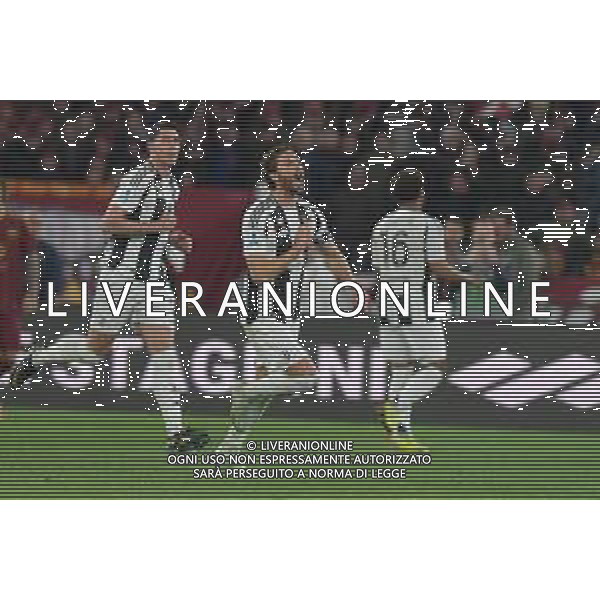 Roma vs Juventus Campionato Serie A Enilive - 31 Giornata Stadio Olimpico - Roma 06-04-2025 nella foto Esultanza Locatelli ©Federico Gaetano - AGENZIA ALDO LIVERANI SAS