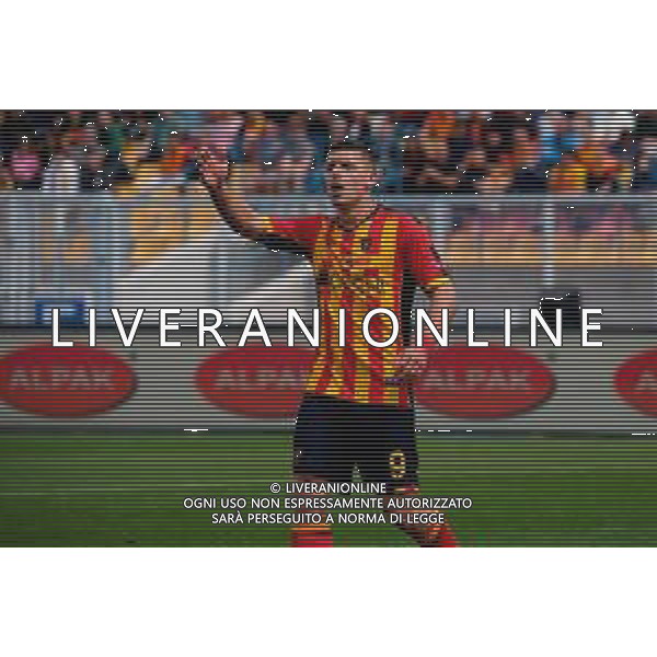 TVEM April 06, 2025 Lecce, Italy - US Lecce vs Venezia FC - Italian soccer serie A 2024/25 - Via Del Mare Stadium. In the pic: Nikola Krstovic of US Lecce ©TVEM Emmanuele Mastrodonato - AGENZIA ALDO LIVERANI SAS