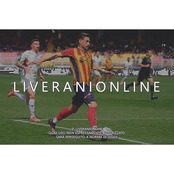 TVEM April 06, 2025 Lecce, Italy - US Lecce vs Venezia FC - Italian soccer serie A 2024/25 - Via Del Mare Stadium. In the pic: Santiago Pierotti of US Lecce ©TVEM Emmanuele Mastrodonato - AGENZIA ALDO LIVERANI SAS