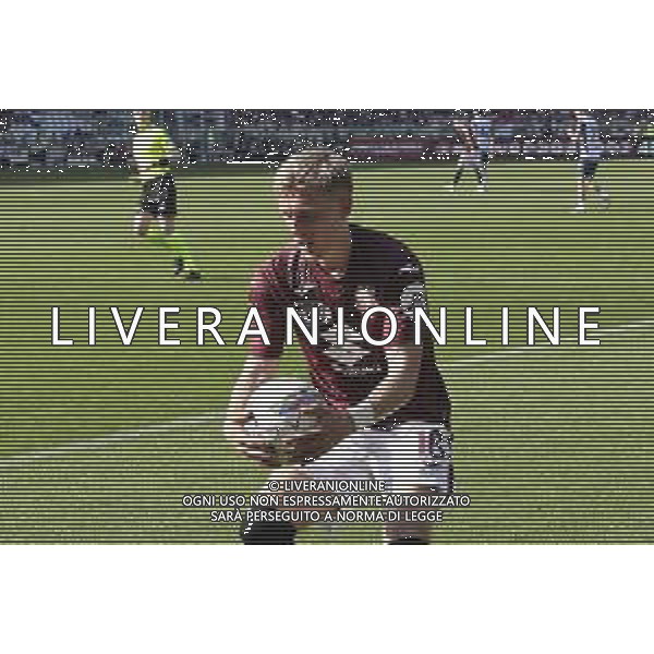 Marcus Holmgren Pedersen of Torino FC play the ball during Torino FC vs Hellas Verona FC, 31° Serie A Enilive 2024-25 game at Olimpic stadium - Grande Torino in Torino (TO), Italy, on April 06, 2025. (Photo by Davide Casentini)- AGENZIA ALDO LIVERANI SAS