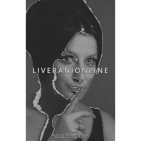 NEG-RETROSPETTIVA MINA MAZZINI CANTANTE NELLA FOTO MINA MAZZINI NELL\'ANNO 1963 AG ALDO LIVERANI SAS