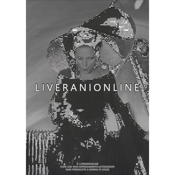 NEG-RETROSPETTIVA MINA MAZZINI CANTANTE NELLA FOTO MINA MAZZINI NELL\'ANNO 1965 FOTO PIERO PASCUTTINI -ARCHIVIO GIOVANNI LIVERANI-AG ALDO LIVERANI SAS  