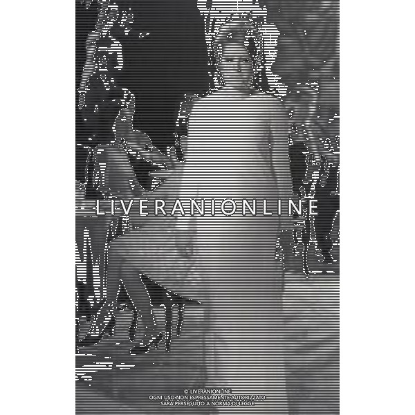 NEG-RETROSPETTIVA MINA MAZZINI CANTANTE NELLA FOTO MINA MAZZINI NELL\'ANNO 1965 FOTO PIERO PASCUTTINI-ARCHIVIO GIOVANNI LIVERANI-AG ALDO LIVERANI SAS