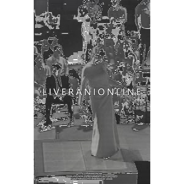 NEG-RETROSPETTIVA MINA MAZZINI CANTANTE NELLA FOTO MINA MAZZINI NELL\'ANNO 1965 FOTO PIERO PASCUTTINI-ARCHIVIO GIOVANNI LIVERANI-AG ALDO LIVERANI SAS