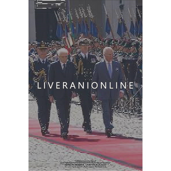 Roma - 08 Aprile 2025 Visita di Stato dei Reali del Regno Unito di Gran Bretagna e Irlanda del Nord al Quirinale Nella Foto: Sergio Mattarella, Re Carlo III  Andrea Bracaglia- AGENZIA ALDO LIVERANI SAS