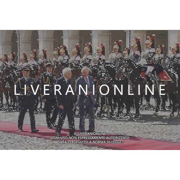 Roma - 08 Aprile 2025 Visita di Stato dei Reali del Regno Unito di Gran Bretagna e Irlanda del Nord al Quirinale Nella Foto: Sergio Mattarella, Re Carlo III  Andrea Bracaglia- AGENZIA ALDO LIVERANI SAS