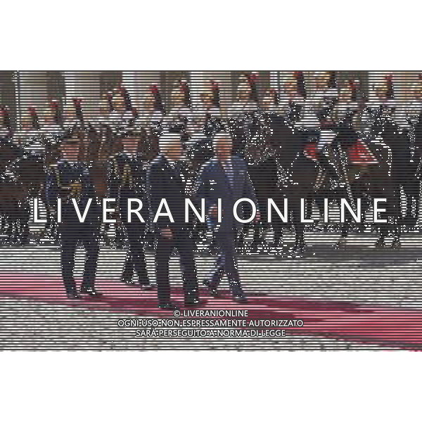 Roma - 08 Aprile 2025 Visita di Stato dei Reali del Regno Unito di Gran Bretagna e Irlanda del Nord al Quirinale Nella Foto: Sergio Mattarella, Re Carlo III  Andrea Bracaglia- AGENZIA ALDO LIVERANI SAS