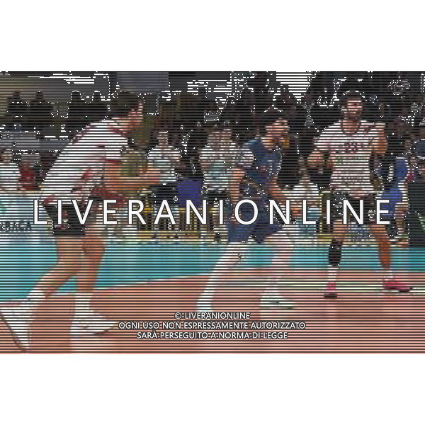 Reggio Calabria 06/04/2025 PalaCalafiore Volley Campionato serie A3 Play Off Semifinale Prima Gara Domotek RC vs Negrini CTE Acqui Terme. In foto Esultanza Zappoli De Santis Lazzaretto Domotek RC. Foto Pasquale Garreffa Agenzia Aldo Liverani SAS