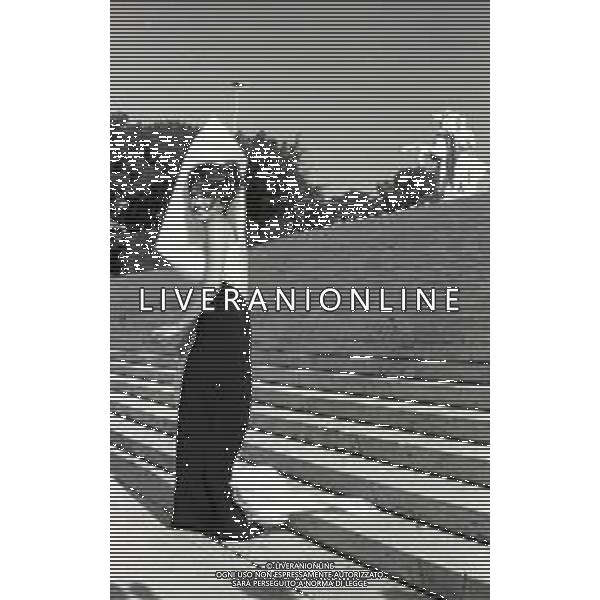 NEG-RETROSPETTIVA MINA MAZZINI CANTANTE NELLA FOTO MINA MAZZINI NELL\'ANNO 1966 SPOT PUBBLICITARIO “PASTA BARILLA“ FOTO PIERO PASCUTTINI -ARCHIVIO GIOVANNI LIVERANI-AG ALDO LIVERANI SAS 