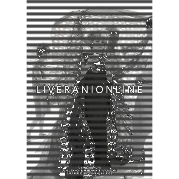NEG-RETROSPETTIVA MINA MAZZINI CANTANTE NELLA FOTO MINA MAZZINI NELL\'ANNO 1966 SPOT PUBBLICITARIO “PASTA BARILLA“ FOTO PIERO PASCUTTINI -ARCHIVIO GIOVANNI LIVERANI-AG ALDO LIVERANI SAS 