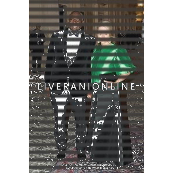 Roma - 09 Aprile 2025 Re Carlo III e Camilla arrivano alla cena di Gala al Quirinale Nella Foto: David Lammy con la moglie Nicola Green  Andrea Bracaglia- AGENZIA ALDO LIVERANI SAS