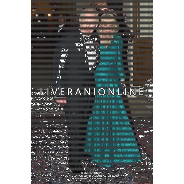 Roma - 09 Aprile 2025 Re Carlo III e Camilla arrivano alla cena di Gala al Quirinale Nella Foto: Re Carlo III e Camilla  Andrea Bracaglia- AGENZIA ALDO LIVERANI SAS