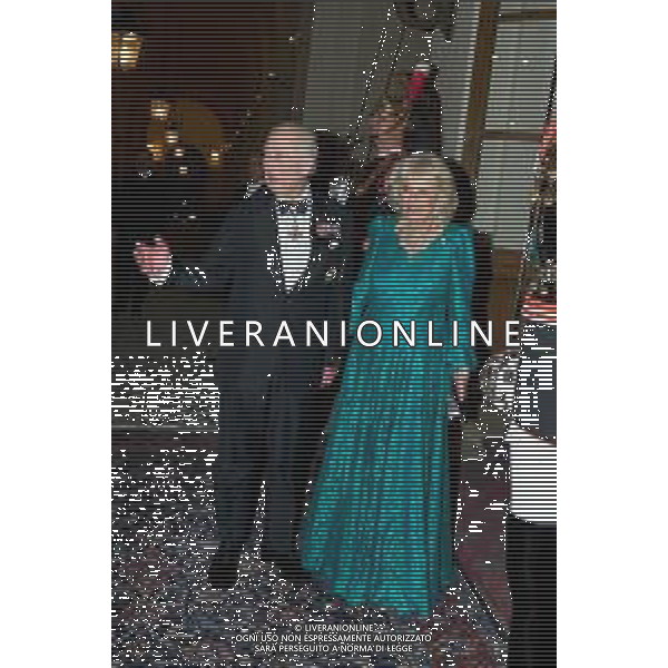 Roma - 09 Aprile 2025 Re Carlo III e Camilla arrivano alla cena di Gala al Quirinale Nella Foto: Re Carlo III e Camilla  Andrea Bracaglia- AGENZIA ALDO LIVERANI SAS