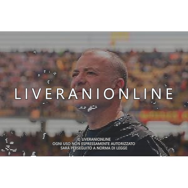 TVEM April 06, 2025 Lecce, Italy - US Lecce vs Venezia FC - Italian soccer serie A 2024/25 - Via Del Mare Stadium. In the pic: the president of US Lecce Saverio Sticchi Damiani ©TVEM Emmanuele Mastrodonato - AGENZIA ALDO LIVERANI SAS