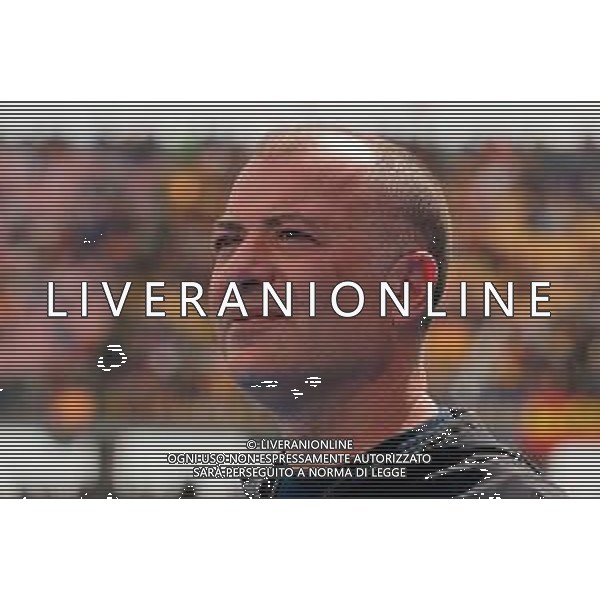 TVEM April 06, 2025 Lecce, Italy - US Lecce vs Venezia FC - Italian soccer serie A 2024/25 - Via Del Mare Stadium. In the pic: the president of US Lecce Saverio Sticchi Damiani ©TVEM Emmanuele Mastrodonato - AGENZIA ALDO LIVERANI SAS