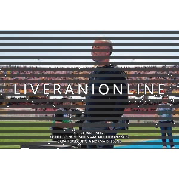 TVEM April 06, 2025 Lecce, Italy - US Lecce vs Venezia FC - Italian soccer serie A 2024/25 - Via Del Mare Stadium. In the pic: the president of US Lecce Saverio Sticchi Damiani ©TVEM Emmanuele Mastrodonato - AGENZIA ALDO LIVERANI SAS