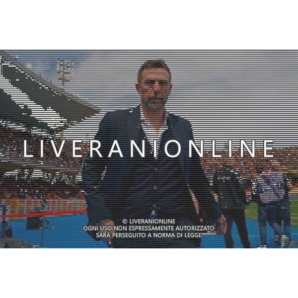 TVEM April 06, 2025 Lecce, Italy - US Lecce vs Venezia FC - Italian soccer serie A 2024/25 - Via Del Mare Stadium. In the pic: coach Eusebio Di Francesco of Venezia FC ©TVEM Emmanuele Mastrodonato - AGENZIA ALDO LIVERANI SAS