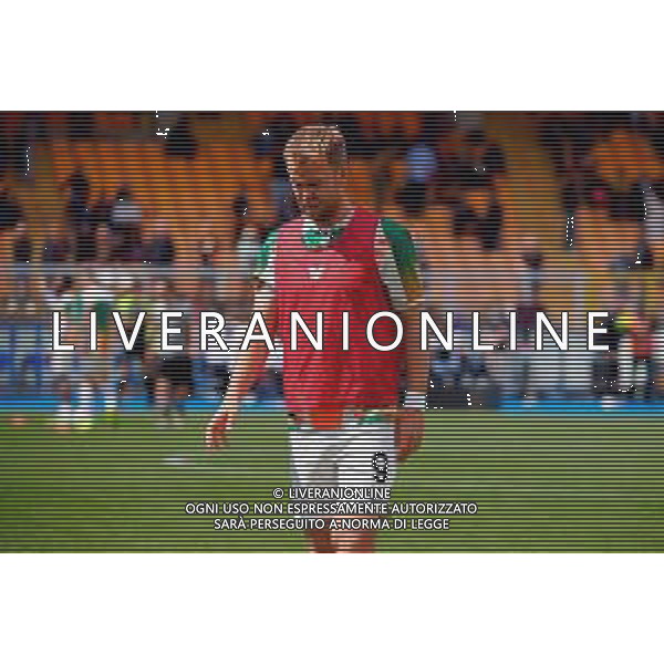 TVEM April 06, 2025 Lecce, Italy - US Lecce vs Venezia FC - Italian soccer serie A 2024/25 - Via Del Mare Stadium. In the pic: Christian Gytkjaer of Venezia FC ©TVEM Emmanuele Mastrodonato - AGENZIA ALDO LIVERANI SAS