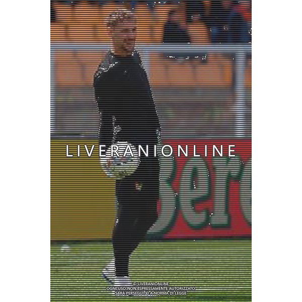 TVEM April 06, 2025 Lecce, Italy - US Lecce vs Venezia FC - Italian soccer serie A 2024/25 - Via Del Mare Stadium. In the pic: Andrei Radu of Venezia FC ©TVEM Emmanuele Mastrodonato - AGENZIA ALDO LIVERANI SAS