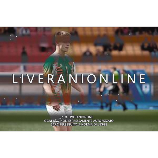 TVEM April 06, 2025 Lecce, Italy - US Lecce vs Venezia FC - Italian soccer serie A 2024/25 - Via Del Mare Stadium. In the pic: Hans Nicolussi Caviglia of Venezia FC ©TVEM Emmanuele Mastrodonato - AGENZIA ALDO LIVERANI SAS