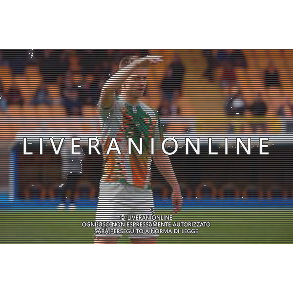 TVEM April 06, 2025 Lecce, Italy - US Lecce vs Venezia FC - Italian soccer serie A 2024/25 - Via Del Mare Stadium. In the pic: Hans Nicolussi Caviglia of Venezia FC ©TVEM Emmanuele Mastrodonato - AGENZIA ALDO LIVERANI SAS