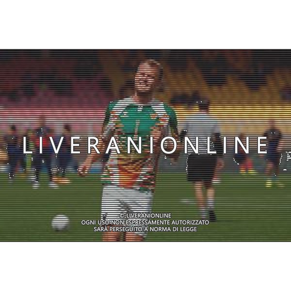 TVEM April 06, 2025 Lecce, Italy - US Lecce vs Venezia FC - Italian soccer serie A 2024/25 - Via Del Mare Stadium. In the pic: Christian Gytkjaer of Venezia FC ©TVEM Emmanuele Mastrodonato - AGENZIA ALDO LIVERANI SAS