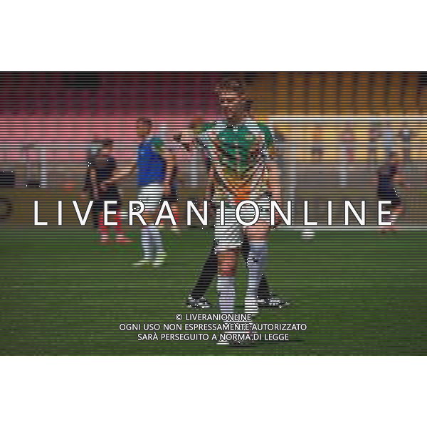 TVEM April 06, 2025 Lecce, Italy - US Lecce vs Venezia FC - Italian soccer serie A 2024/25 - Via Del Mare Stadium. In the pic: Hans Nicolussi Caviglia of Venezia FC ©TVEM Emmanuele Mastrodonato - AGENZIA ALDO LIVERANI SAS