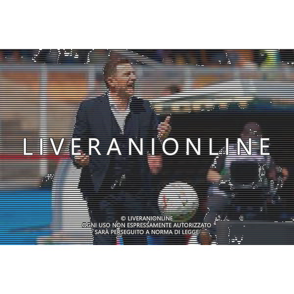 TVEM April 06, 2025 Lecce, Italy - US Lecce vs Venezia FC - Italian soccer serie A 2024/25 - Via Del Mare Stadium. In the pic: coach Eusebio Di Francesco of Venezia FC ©TVEM Emmanuele Mastrodonato - AGENZIA ALDO LIVERANI SAS