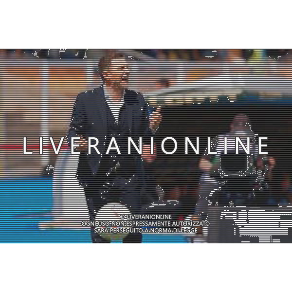 TVEM April 06, 2025 Lecce, Italy - US Lecce vs Venezia FC - Italian soccer serie A 2024/25 - Via Del Mare Stadium. In the pic: coach Eusebio Di Francesco of Venezia FC ©TVEM Emmanuele Mastrodonato - AGENZIA ALDO LIVERANI SAS
