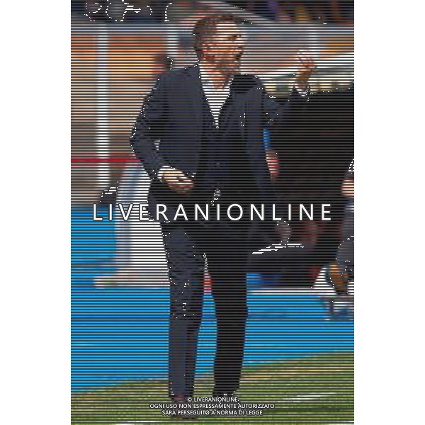 TVEM April 06, 2025 Lecce, Italy - US Lecce vs Venezia FC - Italian soccer serie A 2024/25 - Via Del Mare Stadium. In the pic: coach Eusebio Di Francesco of Venezia FC ©TVEM Emmanuele Mastrodonato - AGENZIA ALDO LIVERANI SAS