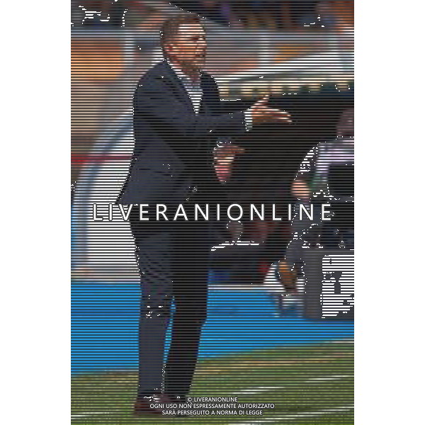 TVEM April 06, 2025 Lecce, Italy - US Lecce vs Venezia FC - Italian soccer serie A 2024/25 - Via Del Mare Stadium. In the pic: coach Eusebio Di Francesco of Venezia FC ©TVEM Emmanuele Mastrodonato - AGENZIA ALDO LIVERANI SAS