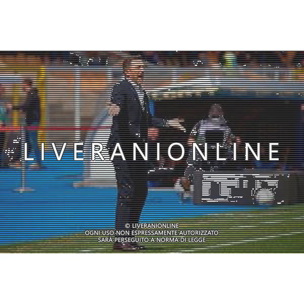TVEM April 06, 2025 Lecce, Italy - US Lecce vs Venezia FC - Italian soccer serie A 2024/25 - Via Del Mare Stadium. In the pic: coach Eusebio Di Francesco of Venezia FC ©TVEM Emmanuele Mastrodonato - AGENZIA ALDO LIVERANI SAS