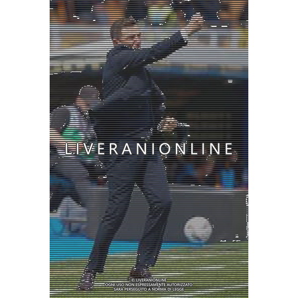 TVEM April 06, 2025 Lecce, Italy - US Lecce vs Venezia FC - Italian soccer serie A 2024/25 - Via Del Mare Stadium. In the pic: coach Eusebio Di Francesco of Venezia FC ©TVEM Emmanuele Mastrodonato - AGENZIA ALDO LIVERANI SAS