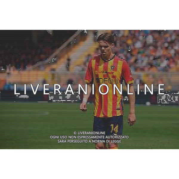 TVEM April 06, 2025 Lecce, Italy - US Lecce vs Venezia FC - Italian soccer serie A 2024/25 - Via Del Mare Stadium. In the pic: Johann Helgason of US Lecce ©TVEM Emmanuele Mastrodonato - AGENZIA ALDO LIVERANI SAS