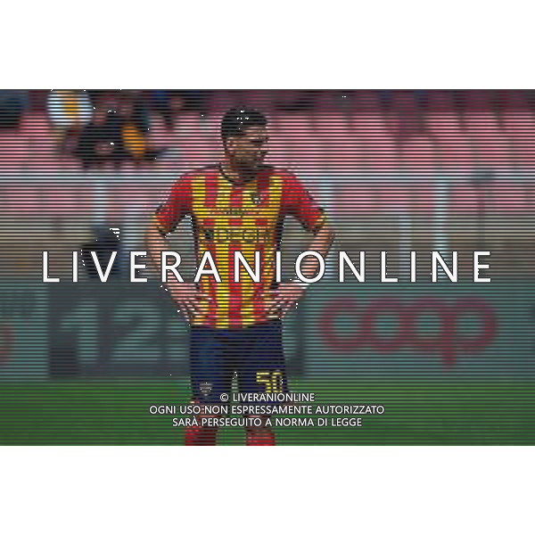 TVEM April 06, 2025 Lecce, Italy - US Lecce vs Venezia FC - Italian soccer serie A 2024/25 - Via Del Mare Stadium. In the pic: Santiago Pierotti of US Lecce ©TVEM Emmanuele Mastrodonato - AGENZIA ALDO LIVERANI SAS