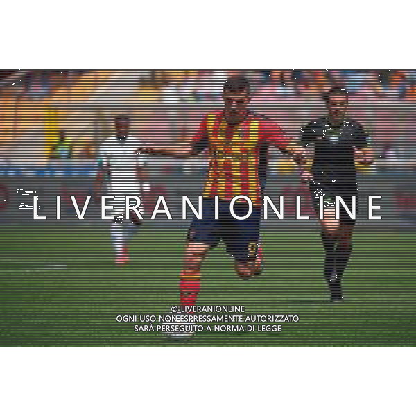 TVEM April 06, 2025 Lecce, Italy - US Lecce vs Venezia FC - Italian soccer serie A 2024/25 - Via Del Mare Stadium. In the pic: Nikola Krstovic of US Lecce ©TVEM Emmanuele Mastrodonato - AGENZIA ALDO LIVERANI SAS