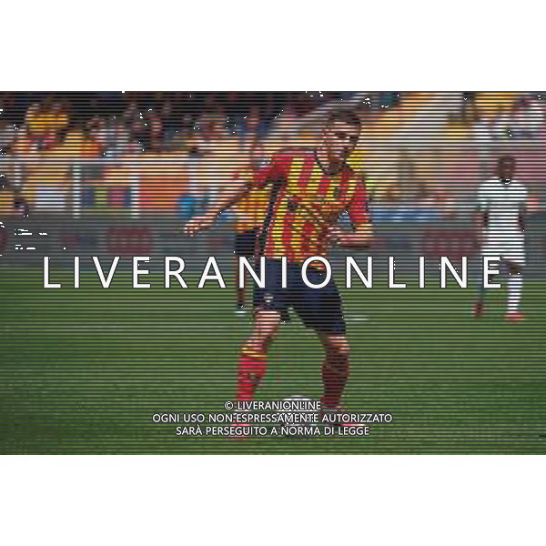 TVEM April 06, 2025 Lecce, Italy - US Lecce vs Venezia FC - Italian soccer serie A 2024/25 - Via Del Mare Stadium. In the pic: Nikola Krstovic of US Lecce ©TVEM Emmanuele Mastrodonato - AGENZIA ALDO LIVERANI SAS