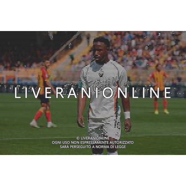 TVEM April 06, 2025 Lecce, Italy - US Lecce vs Venezia FC - Italian soccer serie A 2024/25 - Via Del Mare Stadium. In the pic: John Yeboah of Venezia FC ©TVEM Emmanuele Mastrodonato - AGENZIA ALDO LIVERANI SAS